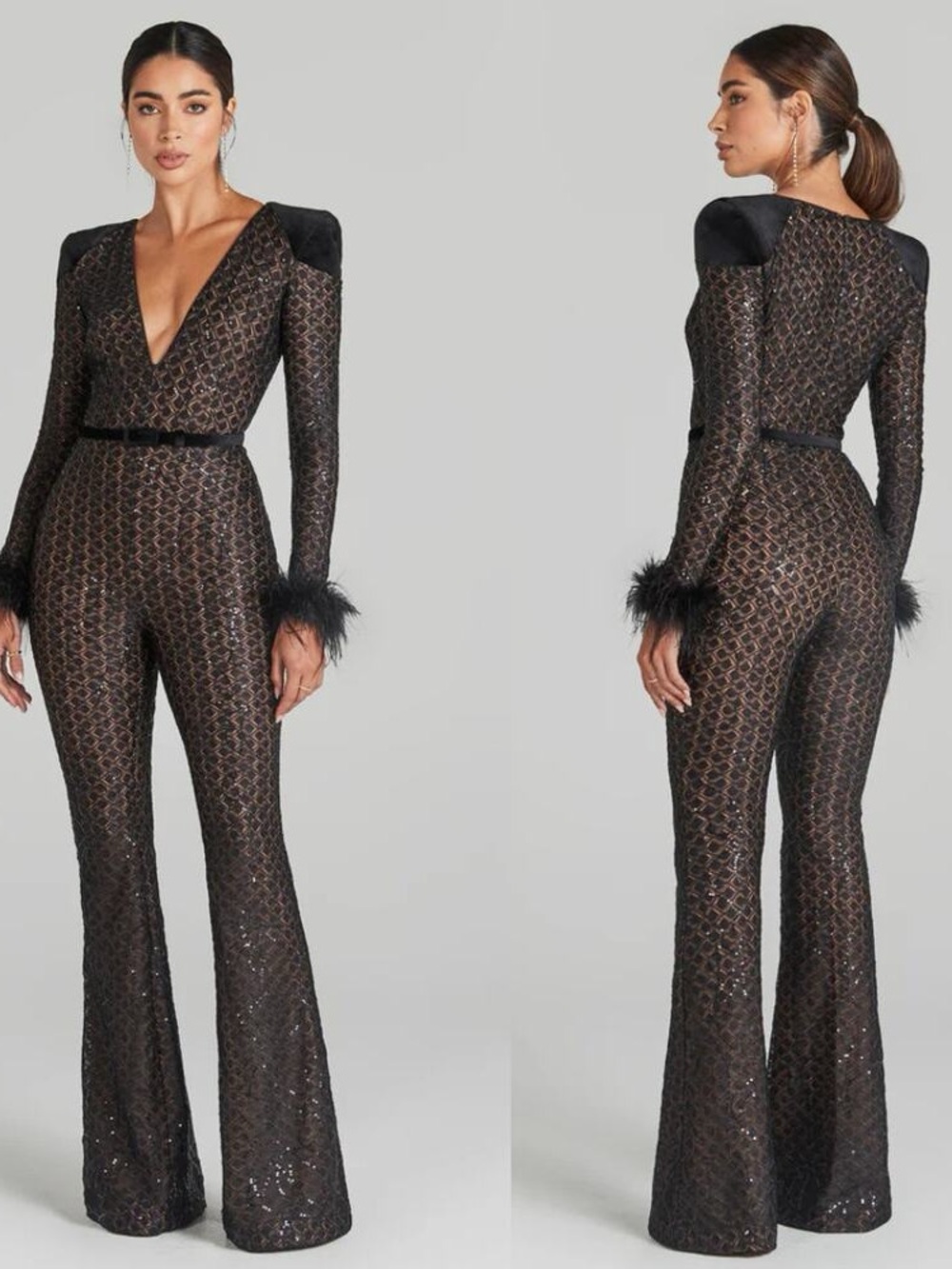 NWT Nadine Merabi Rachel Jumpsuit - Picture 9 of 15
